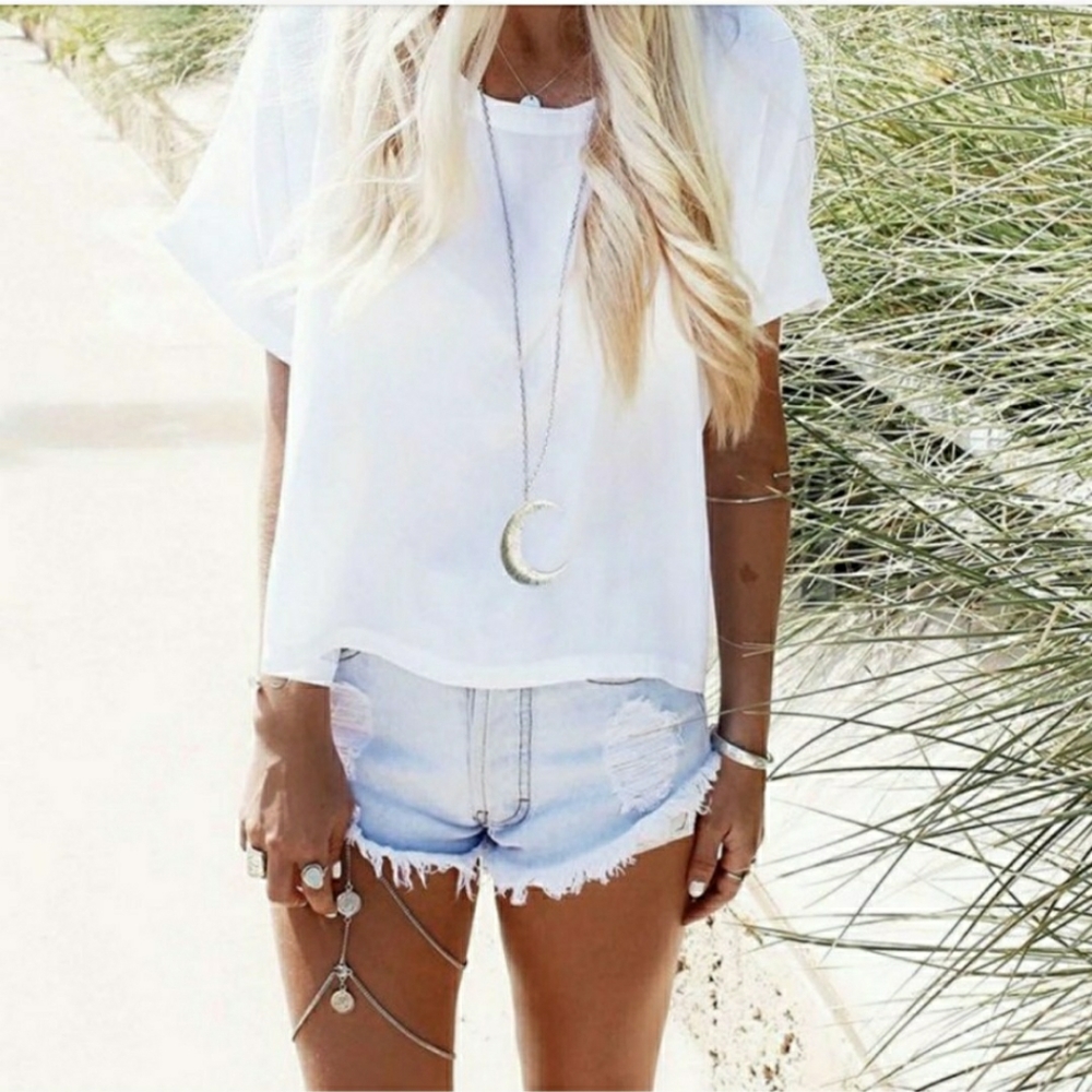 Delicate Bohemian Silver Thigh Chain - Picture 6 of 6